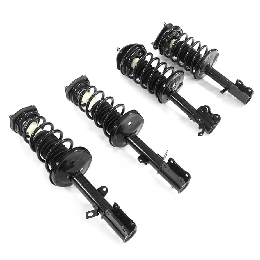 Amazon.com: TRIBLE SIX Set of 4 Front Rear Complete Struts